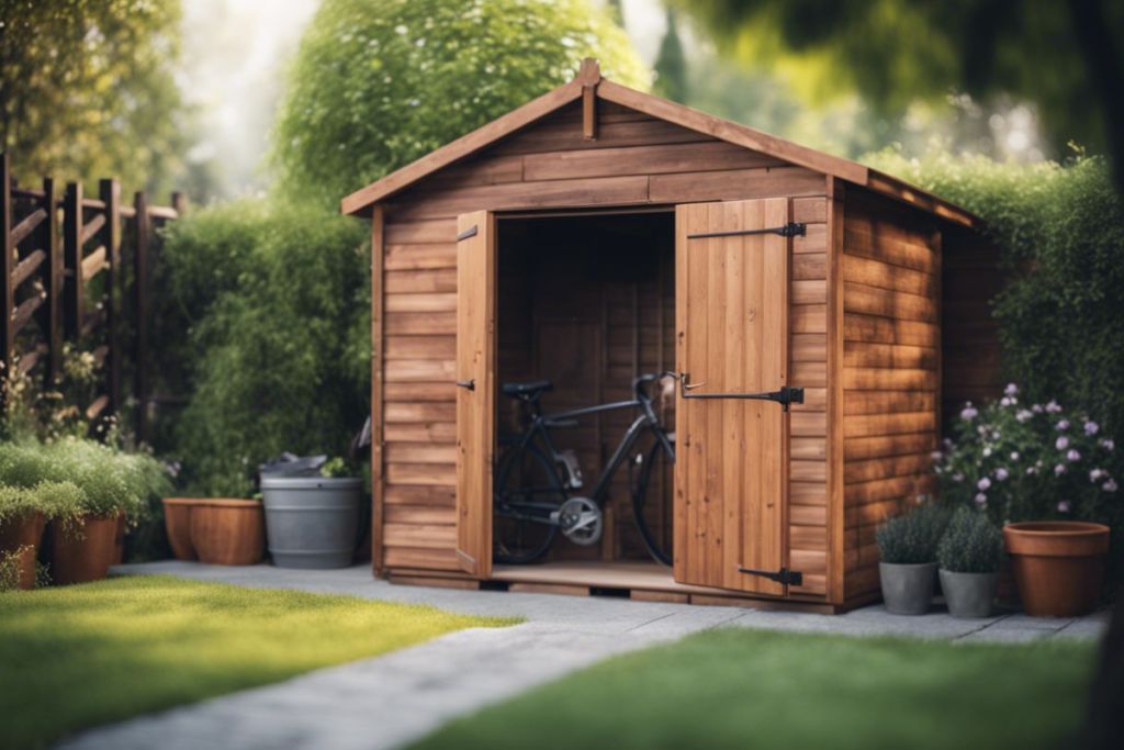 abri de jardin en bois : style et praticité