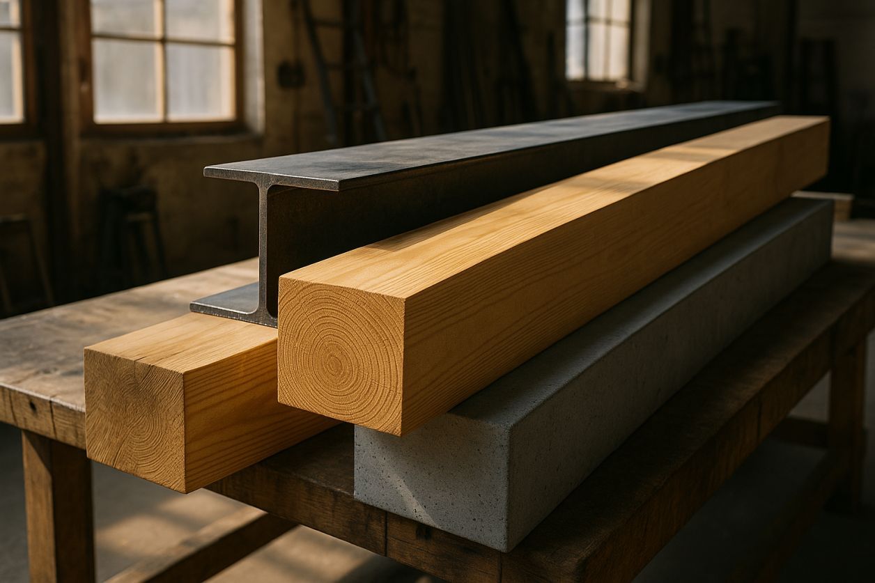 Charpente : bois, métal ou béton ?